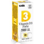 Virde Vitamín D3 Forte 30 tablet – Hledejceny.cz