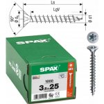 Šrouby do dřeva Spax 3,5 x 25 mm, 1000 ks – Hledejceny.cz