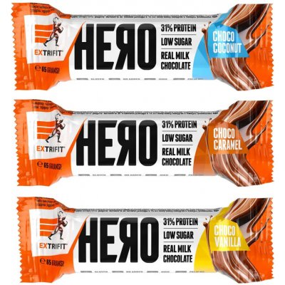 Extrifit Hero Protein Bar 31% 65 g – Zbozi.Blesk.cz