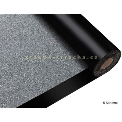 Asfaltový pás natavitelný, modifikovaný SBS, vyztužený PES, s břidličným posypem, tl. 5 mm, -15°C, 1 x 7 m, MAMUT S5 WD Produkt: MAMUT S5 WD, šedý, 1 x 7 m – Sleviste.cz