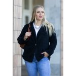 Italy fashion Elegantní sako LISY Černá – Zboží Dáma