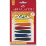 FABER-CASTELL Voskové pastelky plastové 6ks – Zbozi.Blesk.cz