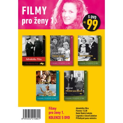 Filmy pro ženy 1. 5 DVD