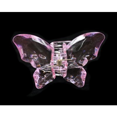 Průsvitný skřipec ve tvaru motýla Barva: tmavě modrá – Hledejceny.cz