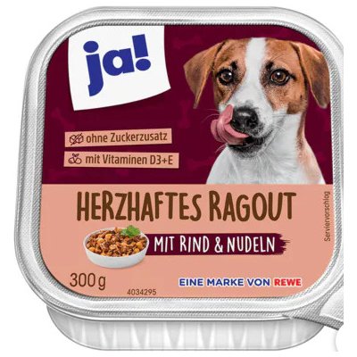JA! Herzhaftes Ragout mit Rind Nudeln 300 g – Zboží Mobilmania