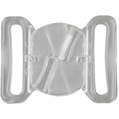 Plavkové zapínání šíře 20 mm plastové - transparent (20 pár) – Zboží Dáma