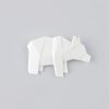 Brož Stehlík Design porcelánová brož medvěd bílá