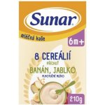 Sunar mléčná kaše 8 cereálií banán jablko 210 g – Zboží Dáma