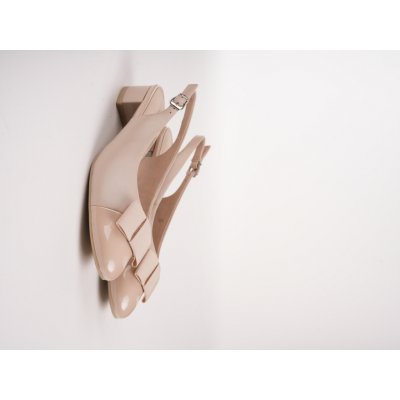 Caprice dámské lodičky bez paty béžové – Zboží Mobilmania