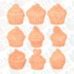 Sada vykrajovátek - Cupcake Velikost: 8-10 cm – Hledejceny.cz