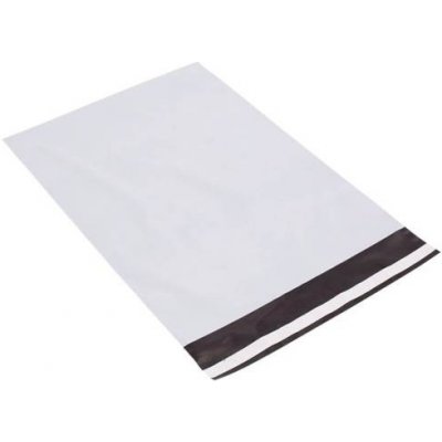 Obálka plastová 240 x 350 mm, bílá, 100 ks – Zboží Živě
