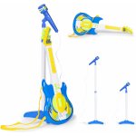 MULTISTORE Elektrická kytara set stativ pro děti mp3 modrá – Sleviste.cz