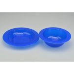 Dětské talíře TVAR set mělký+hluboký (20+17cm) - Modré – Zboží Mobilmania