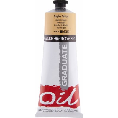 Daler Rowney Graduate olejová barva naples yellow 200 ml 1 ks – Hledejceny.cz