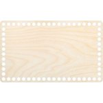 Chráněná dílna Dřevěný svět Dno na košík - obdélník 25 x 15 cm, přírodní – Sleviste.cz
