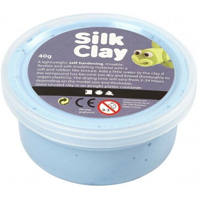 Creative Silk Clay hedvábná modelovací hmota 40g NEONOVÁ MODRÁ – Hledejceny.cz