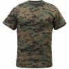 Army a lovecké tričko a košile Tričko Rothco dětské digital woodland