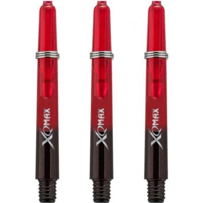 XQMax Darts Gradient with Logo - midi - black red