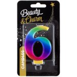 Godan Narozeninová svíčka 6 duhová – Hledejceny.cz