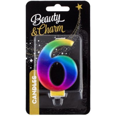 Godan Narozeninová svíčka 6 duhová – Hledejceny.cz