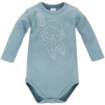 Pinokio Body dlouhý rukáv Slow Life petrolejové – Zboží Dáma