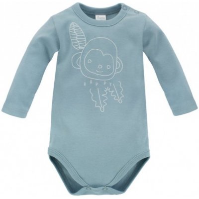 Pinokio Body dlouhý rukáv Slow Life petrolejové – Zboží Dáma