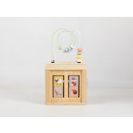 eliNeli Dřevěná kostka s aktivitami Zvířátka, 29 cm – Sleviste.cz
