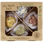 Natava Oil Bath Balls Mix 4 x 50 g dárková sada – Hledejceny.cz