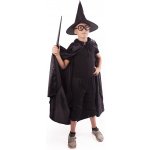 RAPPA plášť černý s kloboukem čarodějnice/Halloween – Zboží Mobilmania