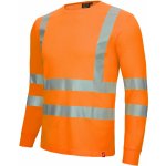 Nitras Motion Tex VIZ výstražné tričko s dlouhým rukávem neonově oranžová S