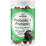 Swanson Probiotic + Prebiotic Ostružina 60 ks gummies – Hledejceny.cz