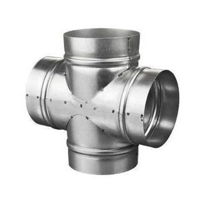 VENTS odbočka + kus KM 125 mm Zn kovová – Hledejceny.cz