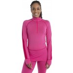 Icebreaker Wmns Descender LS Zip Hood Electron Pink/Tempo – Zboží Dáma