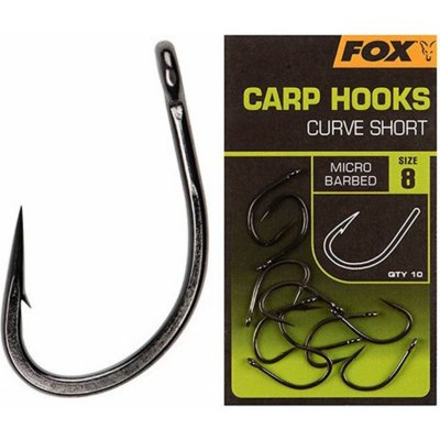 Fox Carp Hooks Curve Shank Short vel.2 10 ks – Sleviste.cz