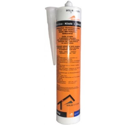 BWK THERMO-KLEB& DICHT, černý, lepící tmel na bázi MS Polymeru, 290 ml