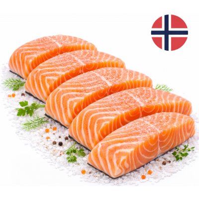 Boxxi Losos obecný 5 porcí s kůží bez kostí 750 g – Hledejceny.cz