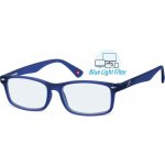 Montana Eyewear brýle na čtení a na počítač BLF83C modré – Zboží Mobilmania