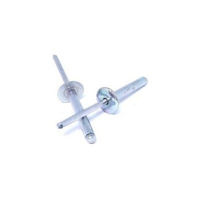 Nýt trhací, velká hlava, DIN 7337, ocel/ocel 14 / 4,8 x 21 - hobby balení, balení 1 ks – Zboží Mobilmania