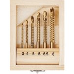 Kraft-Dele Kraft&Dele KD997 – Sada 6 frézovacích nástrojů 3–8 mm – Zboží Dáma