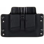 RH Holster kydex 2x zásobník Glock 17 vnější pravé bez swtg. černé průvlek 45 mm – Zboží Dáma