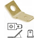 wpr9094 KONY-V45-6308-M3 nýtovací kolík úhlový 45o (DIN 46244), 6,3 x 0,8 mm, o M3.5, mosaz – Sleviste.cz