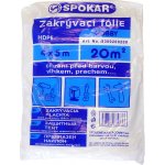 Spokar zakrývací fólie na malování, 5 µ, 20 m2, 4 × 5 m, 3 ks – HobbyKompas.cz