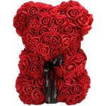 Medvídek z růží 30 cm, červený SPRINGOS ROSE BEAR – Zbozi.Blesk.cz