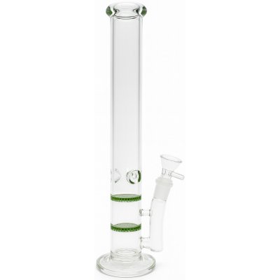 WeedShop Skleněný bong HoneyComb zelený 38 cm – HobbyKompas.cz