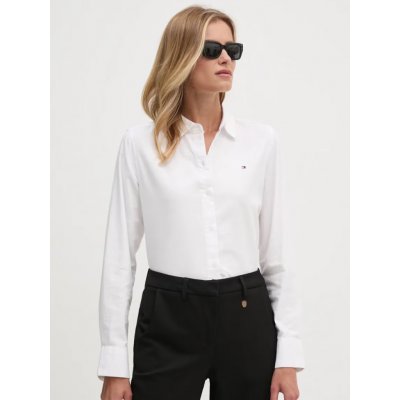 Tommy Hilfiger dámská košile WW0WW42019 bílá – Hledejceny.cz