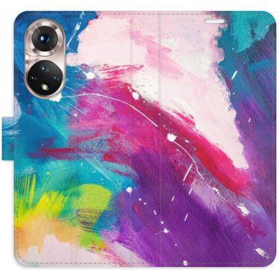 Pouzdro iSaprio Flip s kapsičkami na karty - Abstract Paint 05 Honor 50 / Huawei Nova 9