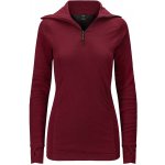 BRYNJE Lady Arctic Double Zip-polo vínová – Zboží Dáma