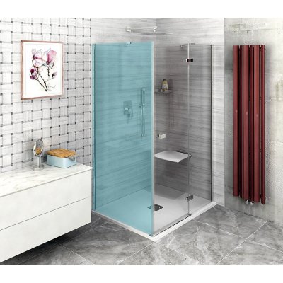 Polysan FORTIS LINE sprchové dveře 900mm, čiré sklo, pravé – Zboží Mobilmania