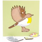 Montessori Vkládací puzzle s kostrou ptáka