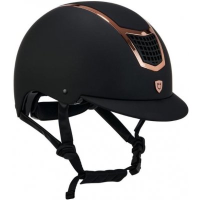EQUESTRO Bezpečnostní helma Ultra Light black rosegold – Zboží Dáma